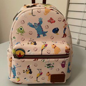 Loungefly Disney Pixar 25th Anniversary Icons Mini Backpack